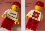 LEGO gen101 LEGO Idea House Minifigure - LEGO Logo with Website Address on Back